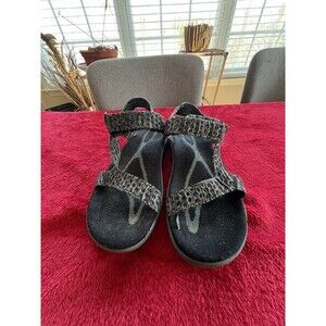 Teva Terra Float 2 Knit Women Universal Sandal Black Grey Comfort 7 Hiking